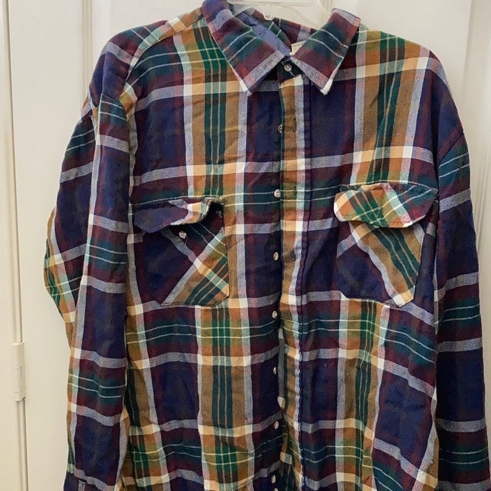 FINAL MARKDOWN Men’s outdoor exchange flannel like shirt XXL